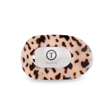 Teleties Round Flat Hair Clip | Medium - Blonde Tortoise