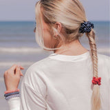 Teleties Silk Hair Scrunchies | Large - Independence Bae