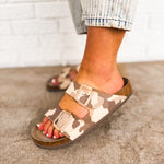 Birkenstock Arizona Soft Footbed Sandal - Desert Soil/Gray Taupe - Lace and Grace Boutique