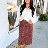 Multicolor Stitch Detail Button Down Knit Cardigan - Oatmeal