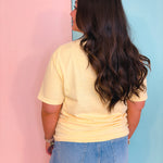 Mother Knows Best Graphic Tee - Butter Yellow - Lace and Grace Boutique