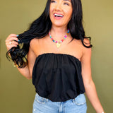Bubble Tube Top - Black