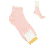 Polka Dot Cotton Knit Comfort Socks