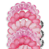 Teleties  Spiral Hair Coils | Tiny - Pretty in Pink Hair Ties