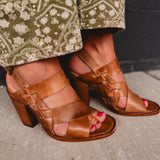 BedStu Intersection Heel - Oats/Tan Rustic - Lace and Grace Boutique