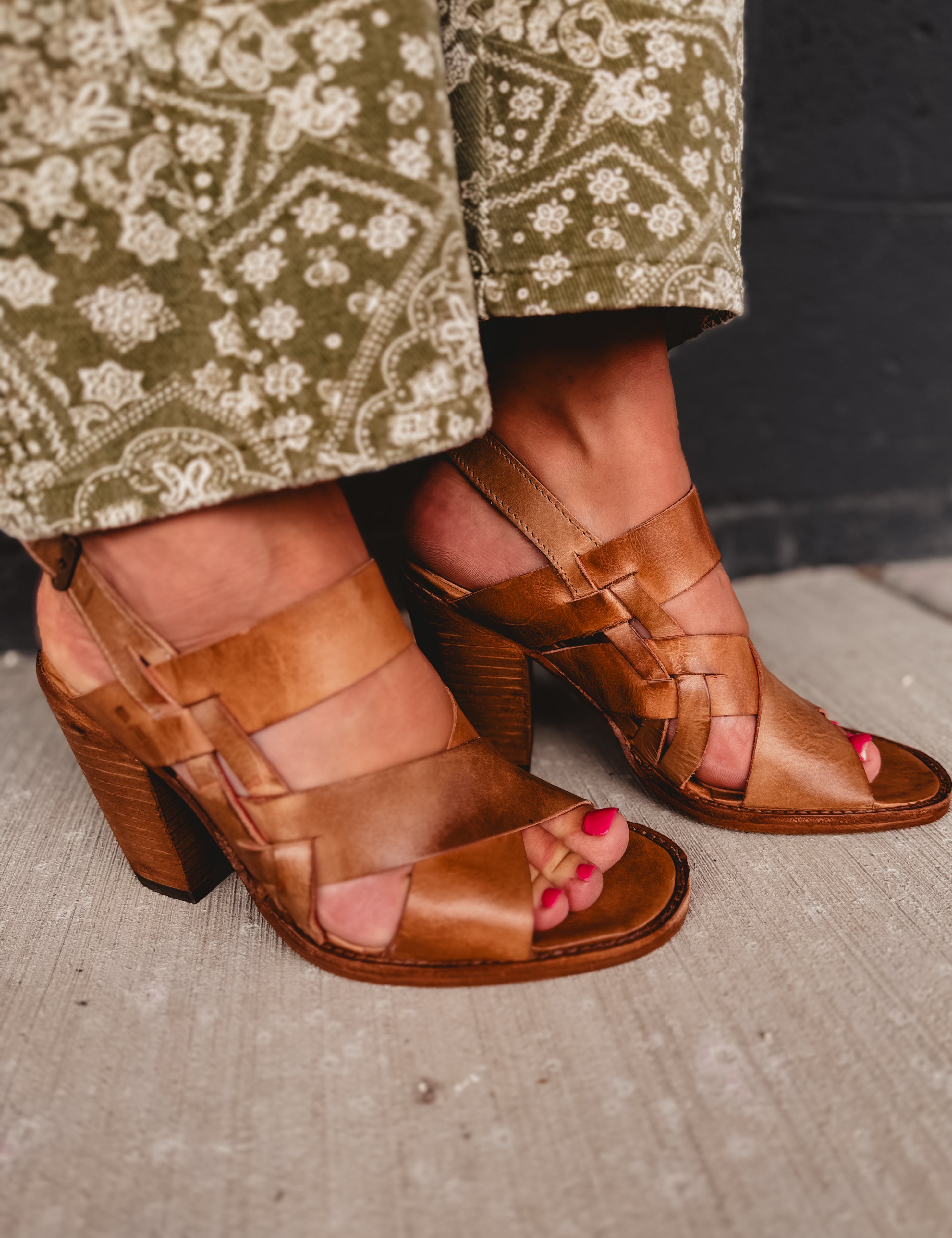 BedStu Intersection Heel - Oats/Tan Rustic - Lace and Grace Boutique