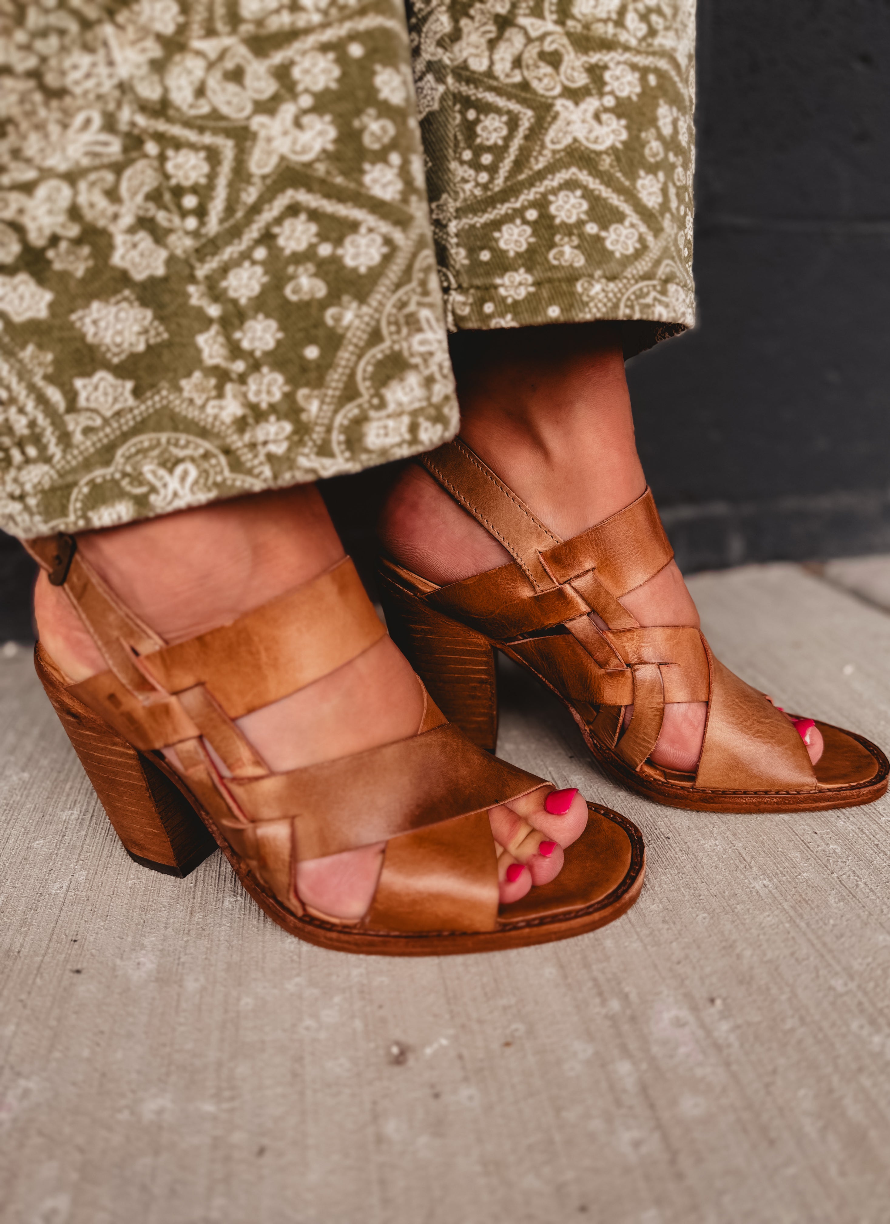 BedStu Intersection Heel - Oats/Tan Rustic - Lace and Grace Boutique