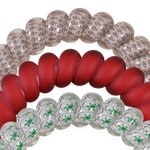 Teleties Spiral Hair Coils | Large - Go Bucks! - Lace and Grace Boutique