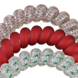 Teleties Spiral Hair Coils | Large - Go Bucks! - Lace and Grace Boutique