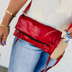 BedStu Amina Crossbody Wallet Clutch - Indie Red Dip Dye - Lace and Grace Boutique