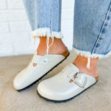 Birkenstock Boston Big Buckle Leather Clog - Amalfi Oyster