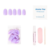 Glamnetic Press On Nails - Lilac - Lace and Grace Boutique