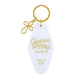 Goodness & Mercy Follow Me Key Tag - Lace and Grace Boutique