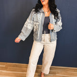 Striped Drawstring Pants - Natural