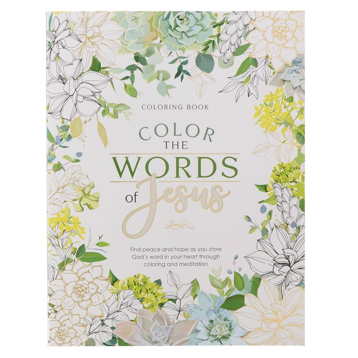 Color The Words Of Jesus Coloring Book - Lace and Grace Boutique