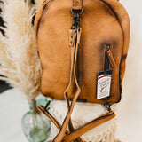 American Darling Saddle Blanket Backpack with Fringe