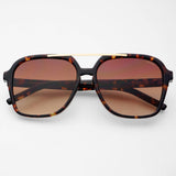 FREYRS Spencer Unisex Aviator Sunglasses - Brown