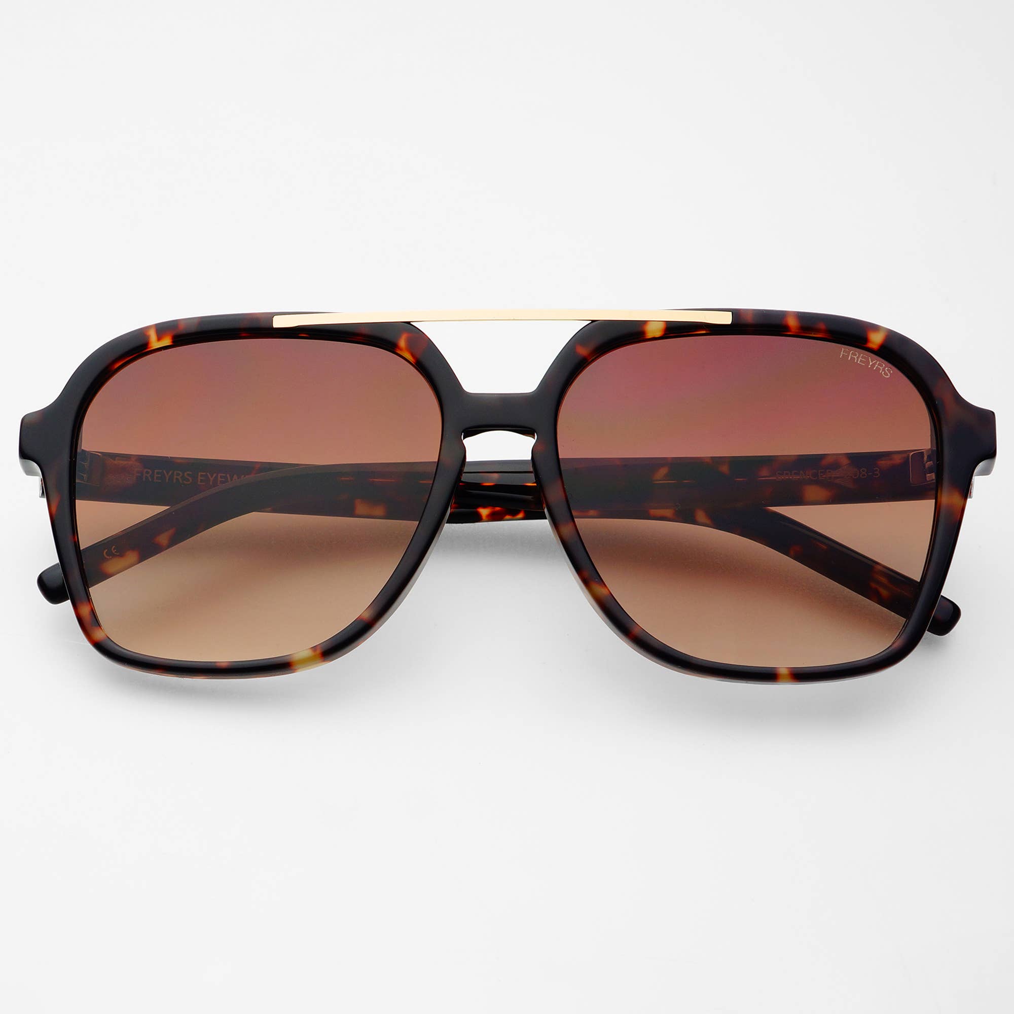 FREYRS Spencer Unisex Aviator Sunglasses - Brown - Lace and Grace Boutique