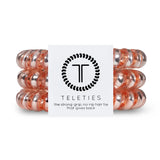 Teleties Spiral Hair Coils | Large - Millennial Pink Hair Ties