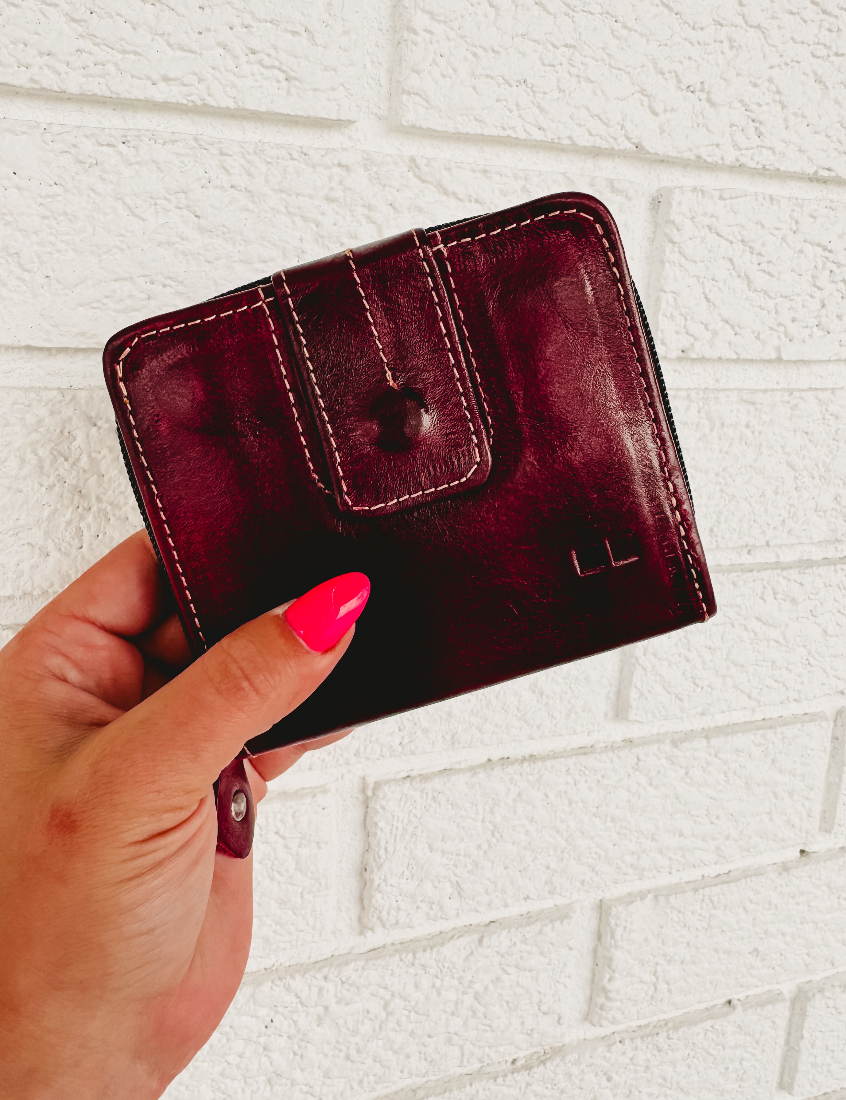 BedStu Plus Leather Wallet - Cherry Lacquer DD - Lace and Grace Boutique