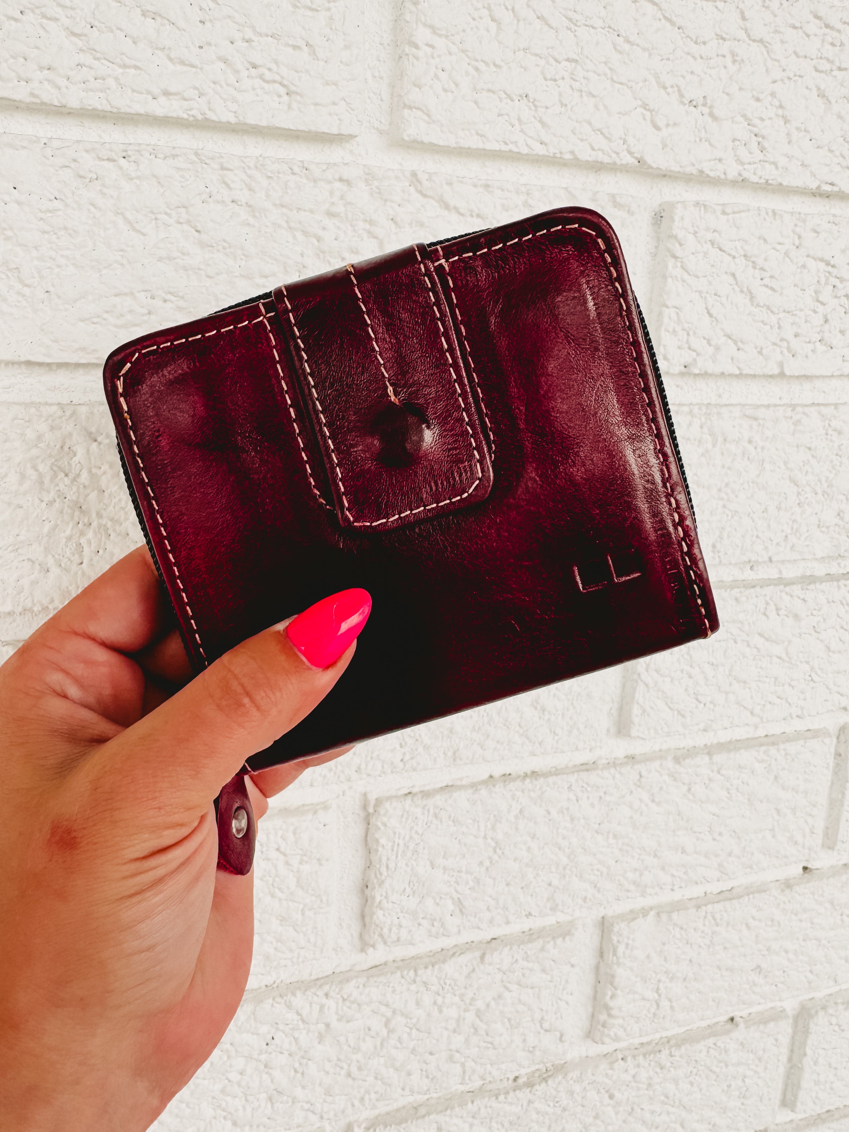 BedStu Plus Leather Wallet - Cherry Lacquer DD - Lace and Grace Boutique