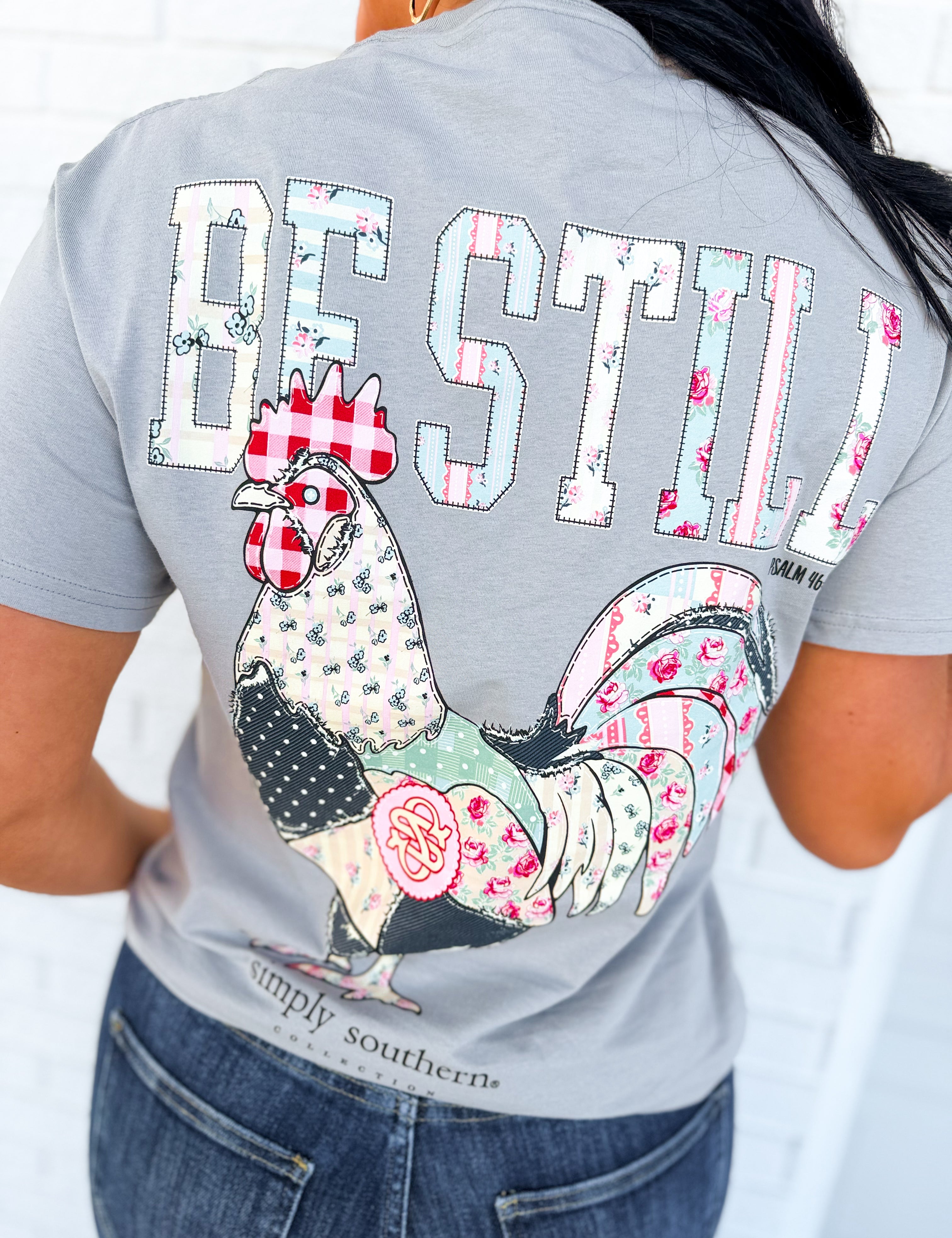 Simply Southern Be Still Graphic Tee - Lunar - Lace and Grace Boutique