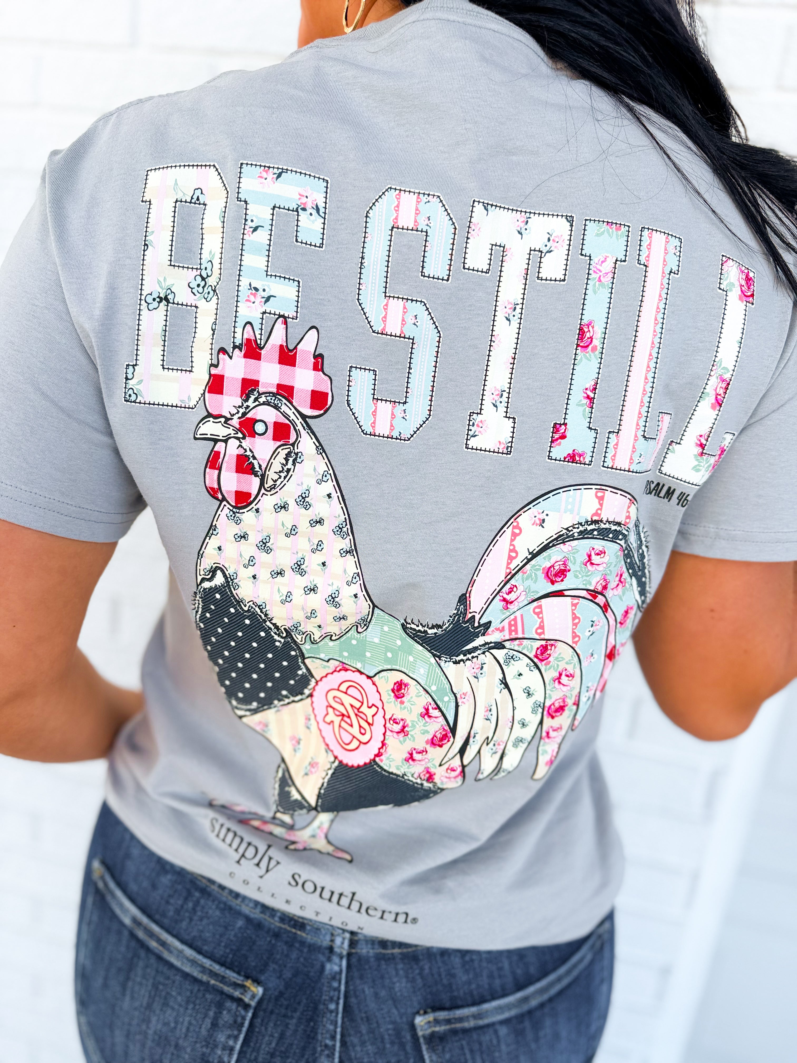 Simply Southern Be Still Graphic Tee - Lunar - Lace and Grace Boutique