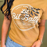 Lil' Bit Batty Graphic Tee - Camel