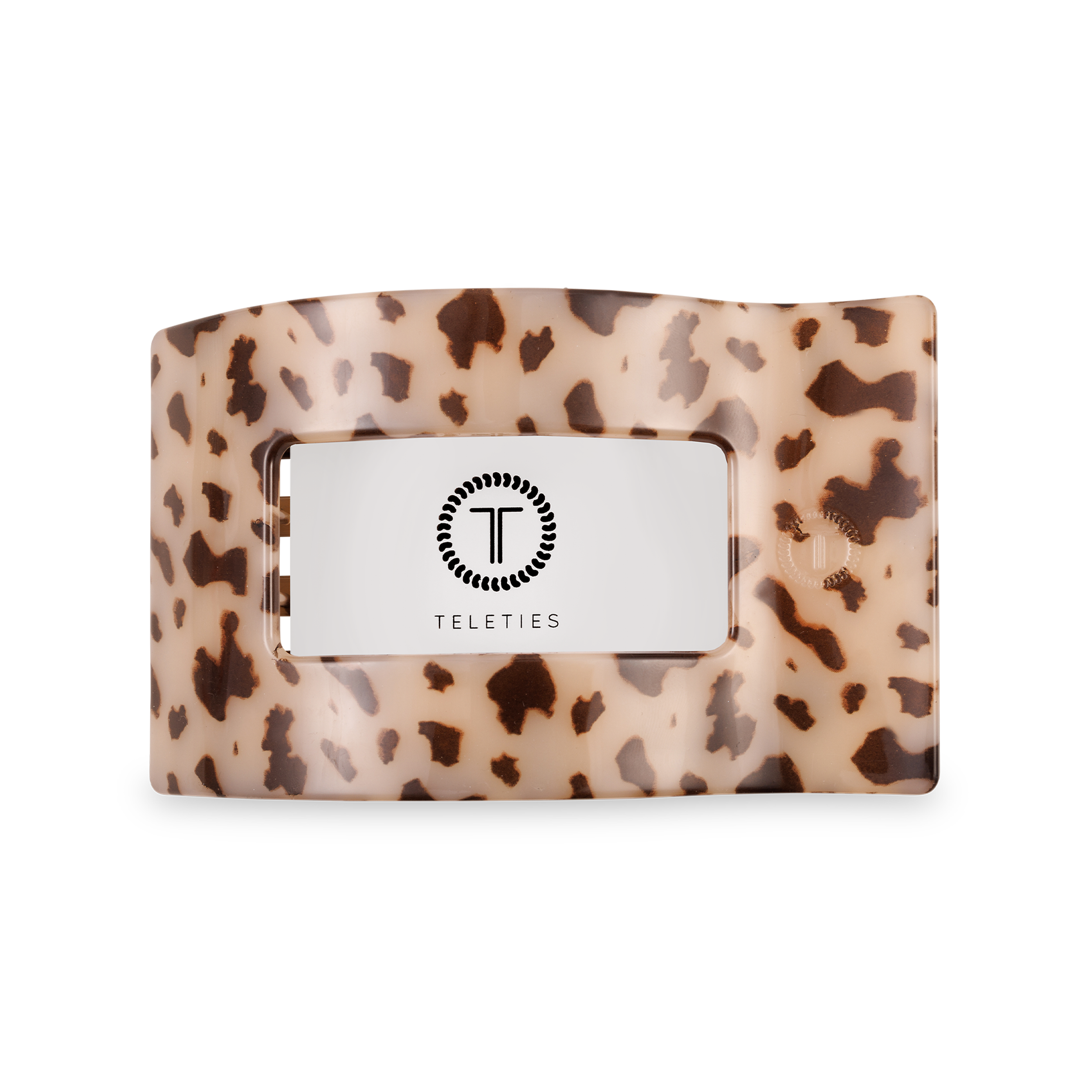 Flat Rectangle Hair Clip | Medium | Blonde Tortoise - Lace and Grace Boutique
