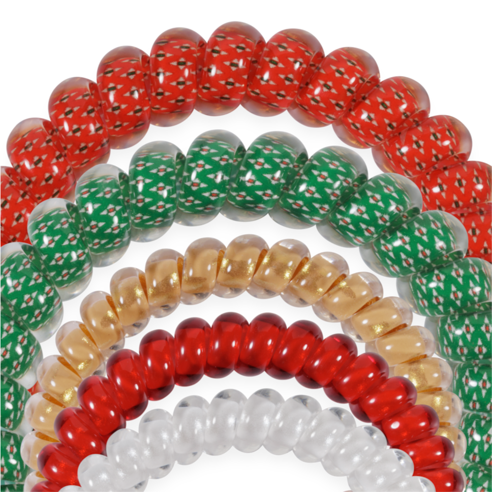 Jolly & Bright | Mix Pack| Hair Ties - Lace and Grace Boutique