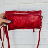 BedStu Amina Crossbody Wallet Clutch - Indie Red Dip Dye - Lace and Grace Boutique
