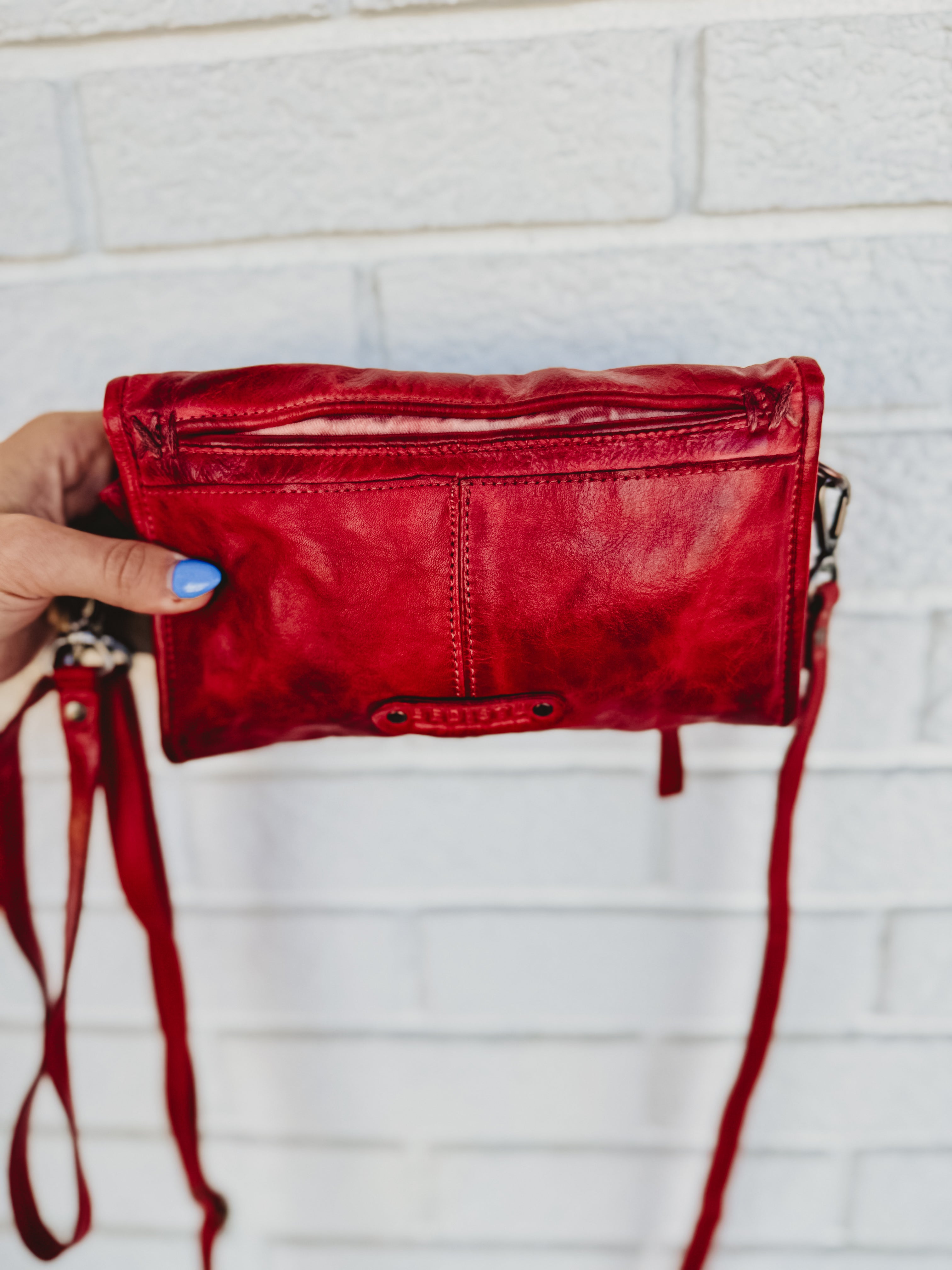 BedStu Amina Crossbody Wallet Clutch - Indie Red Dip Dye - Lace and Grace Boutique