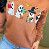 Simply Southern Ghost Embroidered Crewneck - Fall