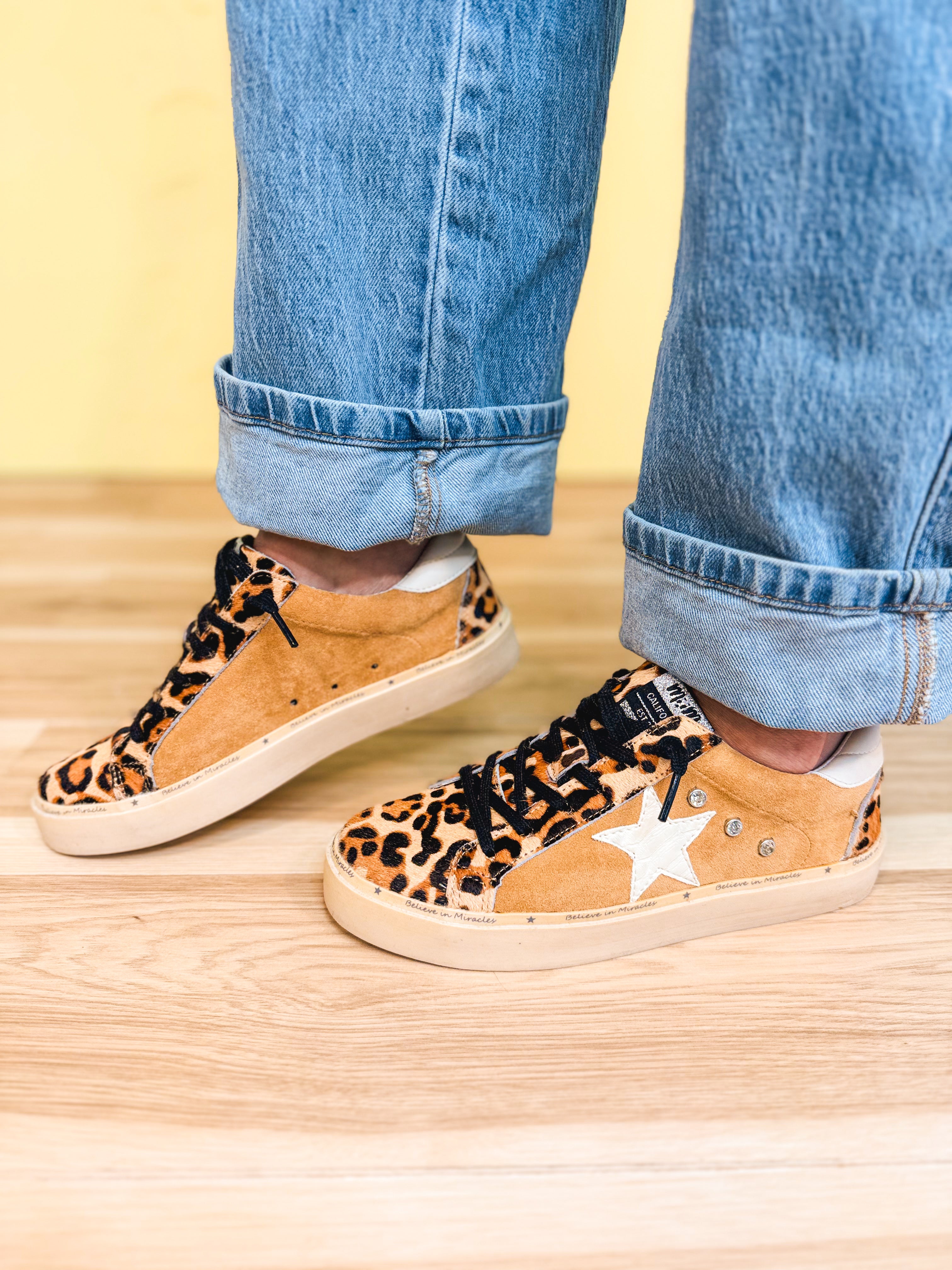The Super Star Gaby Sneakers - Leopard - Lace and Grace Boutique