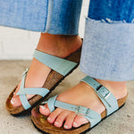 Birkenstock Mayari Birko-Flor Sandal - Pure Sage - Lace and Grace Boutique