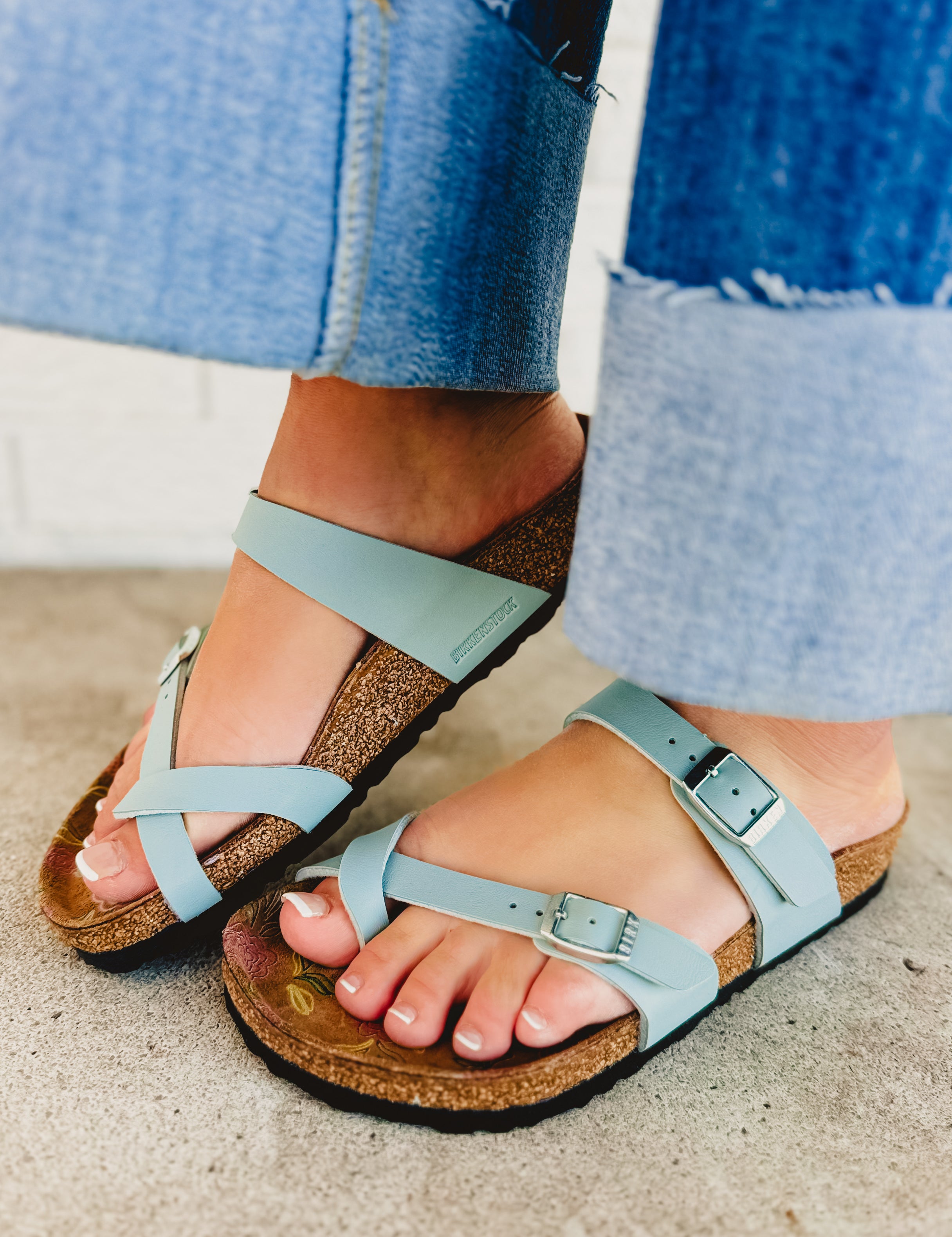 Birkenstock Mayari Birko-Flor Sandal - Pure Sage - Lace and Grace Boutique
