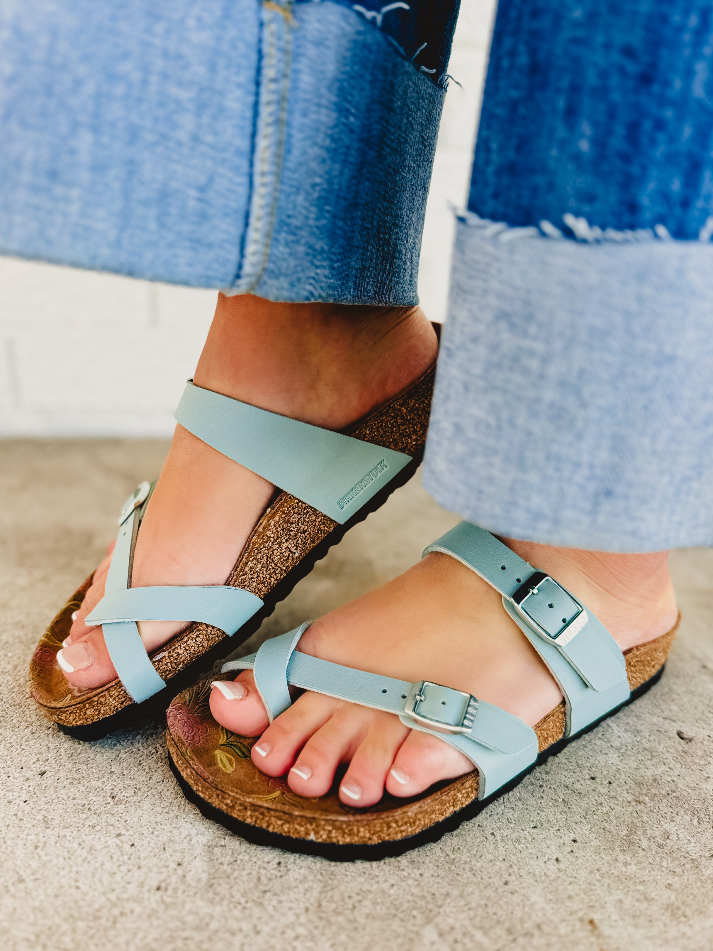 Birkenstock Mayari Birko-Flor Sandal - Pure Sage - Lace and Grace Boutique