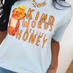 Kind Words Are Like Honey Graphic Tee - Lace and Grace Boutique