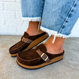 Birkenstock Buckley Braided Suede Leather Clog - Carafe
