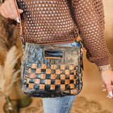 Bedstu Keiki Crossbody - Black Lux Tan Rustic - Lace and Grace Boutique