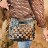 Bedstu Keiki Crossbody - Black Lux Tan Rustic