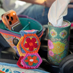 Natural Life Crochet Key Fob - Orange - Lace and Grace Boutique