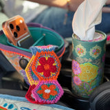 Natural Life Crochet Key Fob - Orange - Lace and Grace Boutique