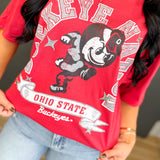 Ohio State Buckeye Nation Graphic Tee - Red
