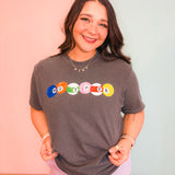 Mother Pool Ball Graphic Tee - Charcoal - Lace and Grace Boutique