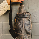 BedStu Boss Sling Bag - Black Lux - Lace and Grace Boutique