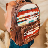 American Darling Saddle Blanket Backpack - Rust