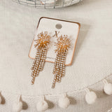 Starburst Statement Earrings - Gold - Lace and Grace Boutique