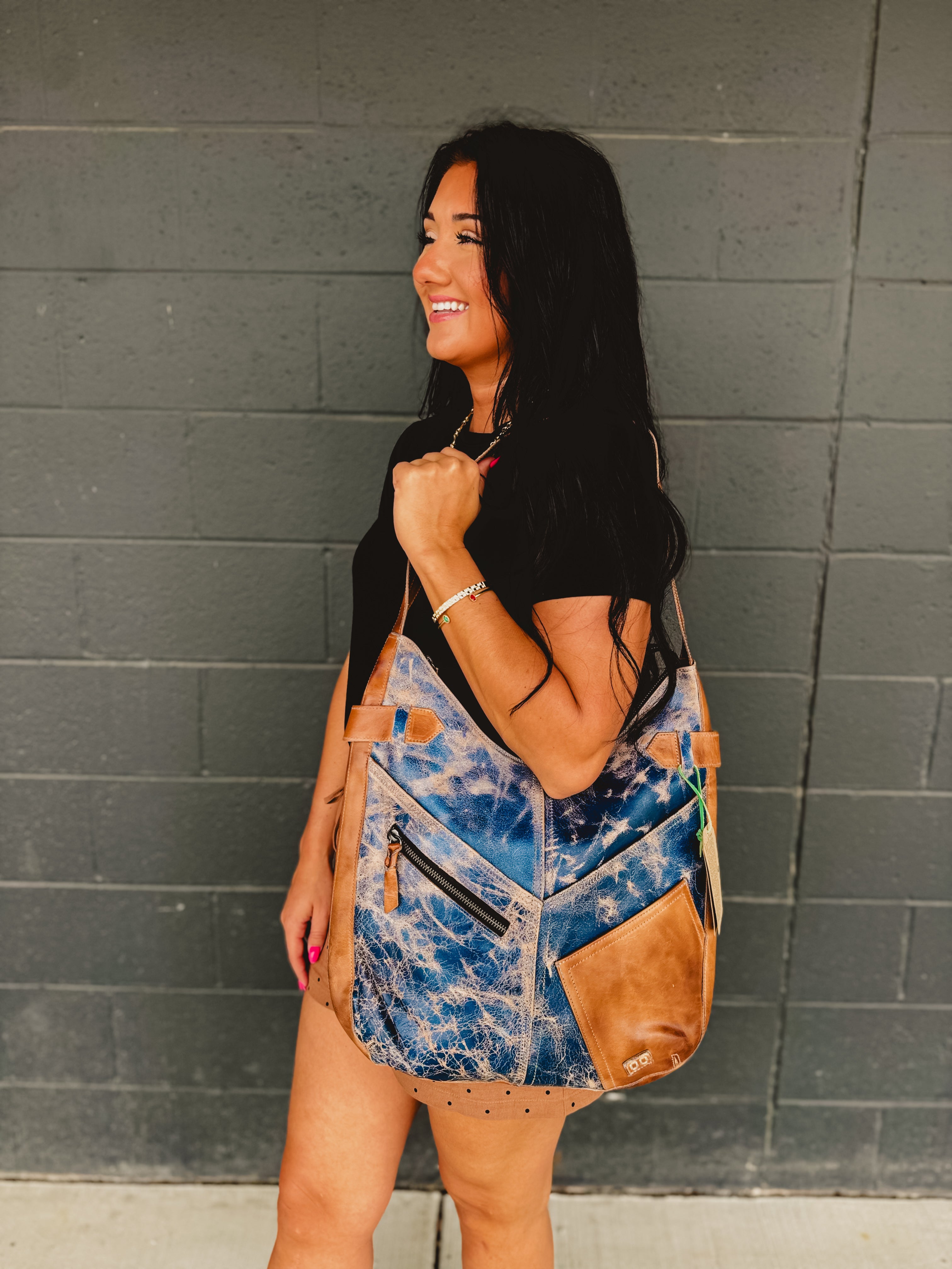 Bed|Stu Argus Shoulder Bag - Blazer Lux Tan Rustic - Lace and Grace Boutique
