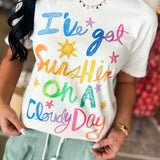 I've Got Sunshine Graphic Tee - Ivory - Lace and Grace Boutique